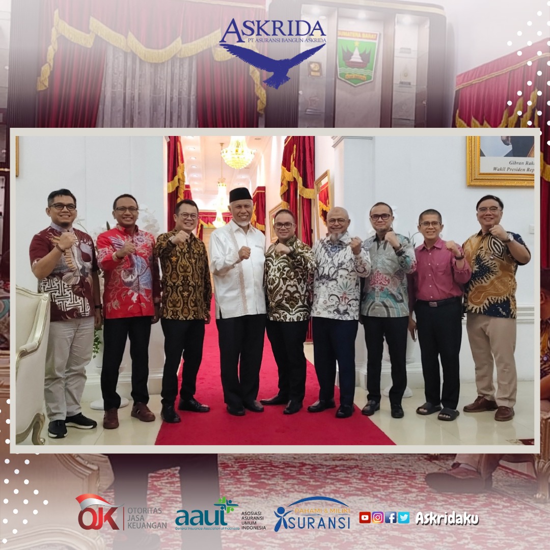 Jajaran Manajemen Askrida Silaturahmi dan Laporkan Progres Kinerja kepada Gubernur Sumatera Barat